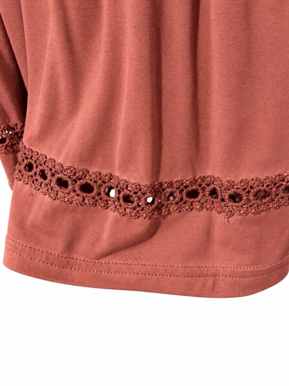 POL Dusty Rose Ruffle Dress - Picture 3 of 3